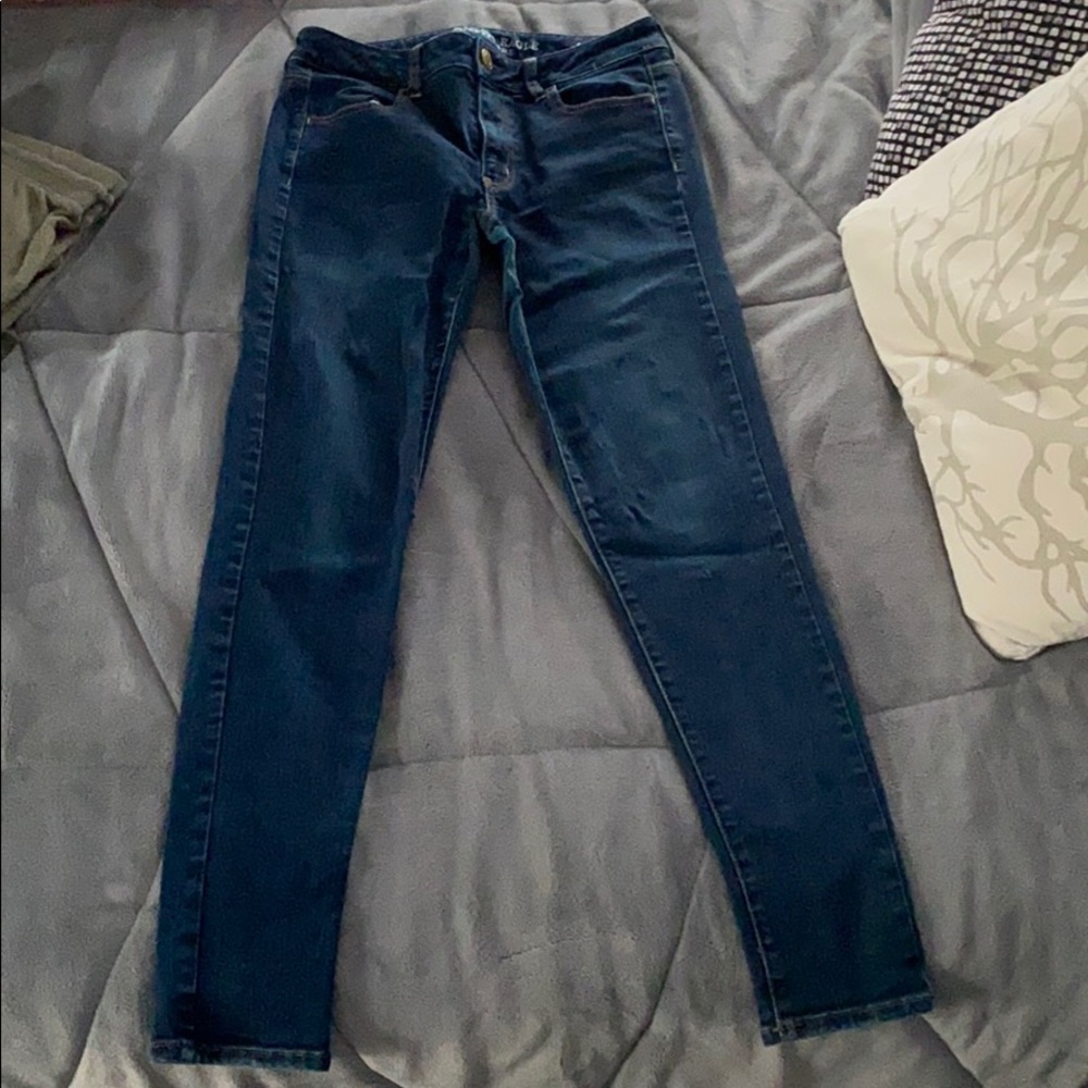 Dark blue American eagle jeans